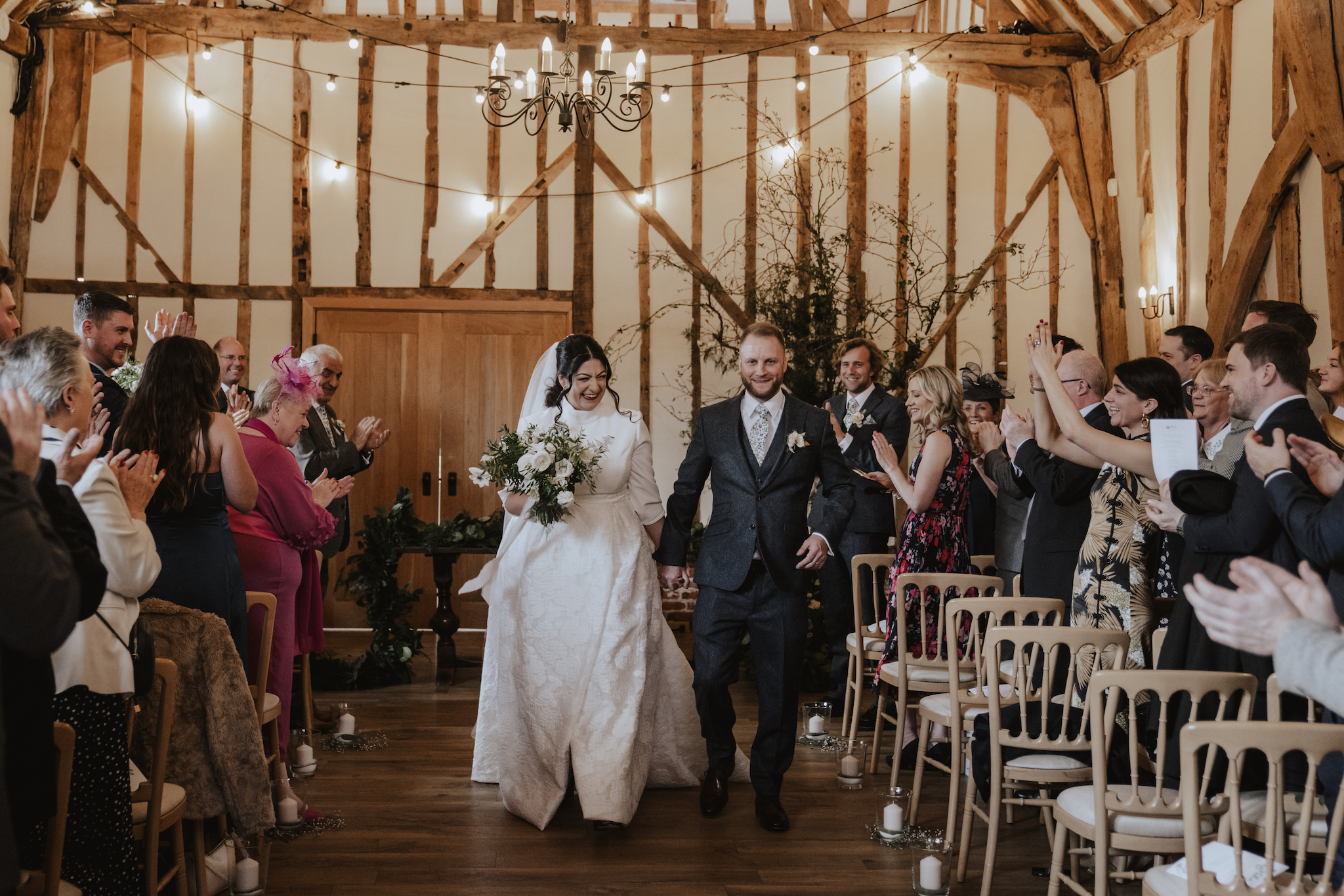The ceremony barn at Bruisyard Country Estate, Suffolk