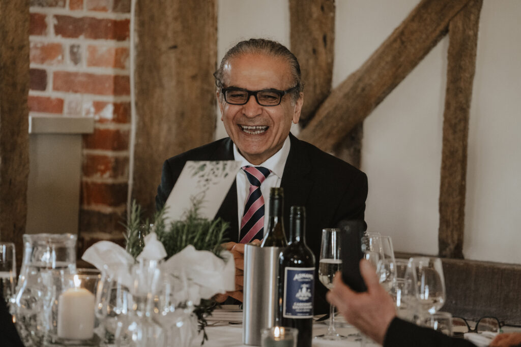 Candid moments during a Suffolk wedding at Bruisyard Country Estate