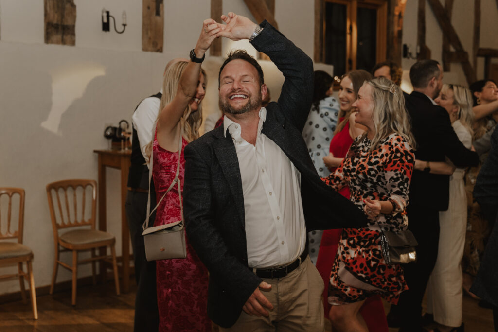 Dance floor moments at Bruisyard Country Estate in Suffolk