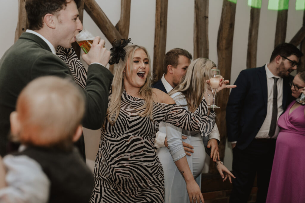 Party moments at Villiers Barn in Essex.