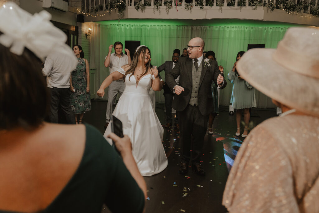 Party moments on the dance floor at Seckford Hall