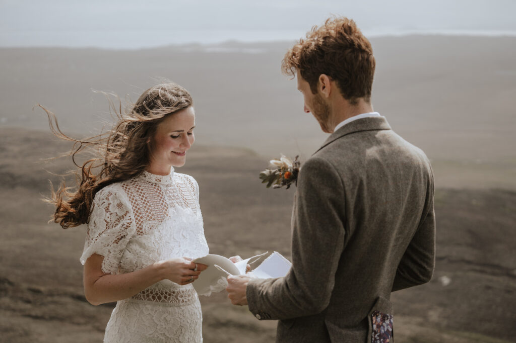 Scotland elopement at Quiraing on the Isle of Skye