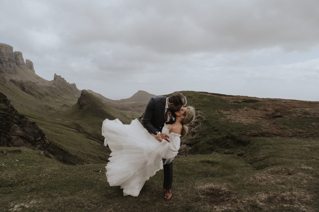 Intimate elopement portraits on the Isle of Skye