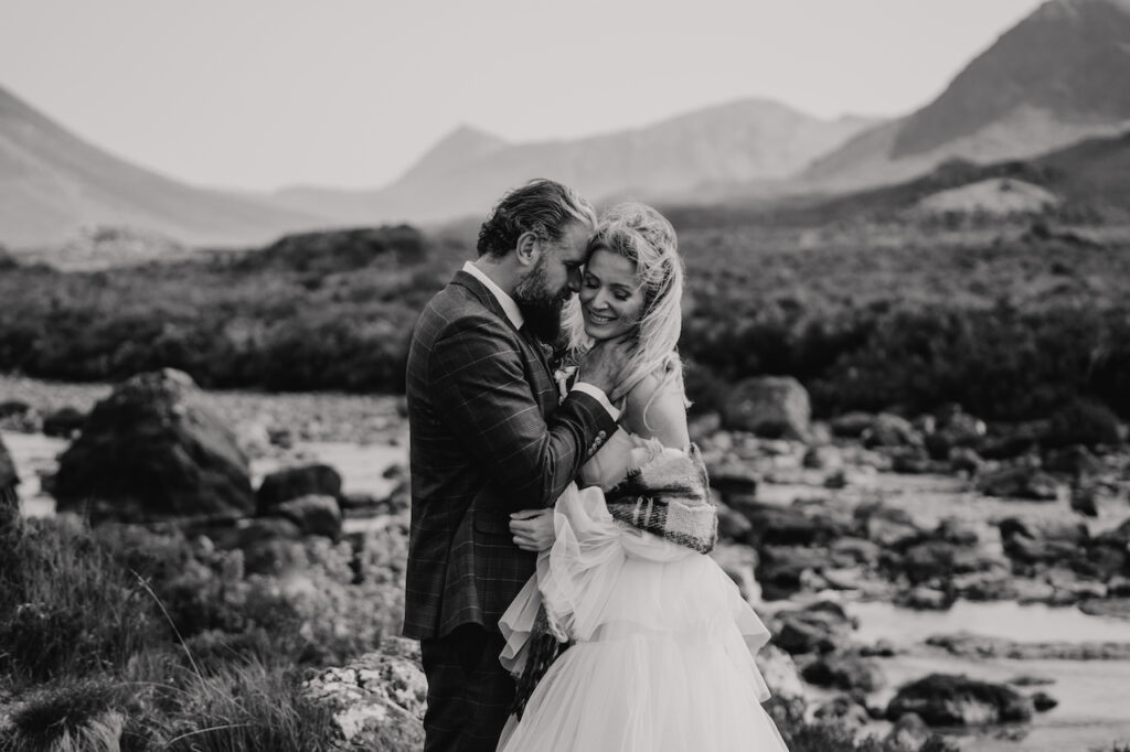 Isle of Skye elopement captured by a Scotland elopement photographer