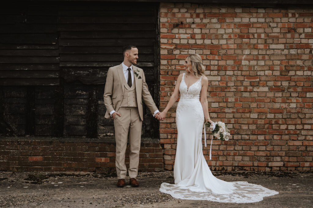 Couples portraits at Milling Barn in Hertfordshire