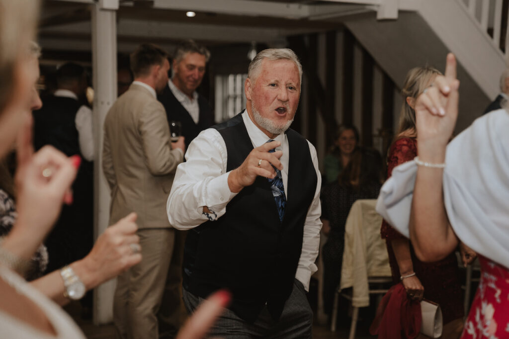 Dancefloor moments at Hertfordshire wedding venue, Milling Barn