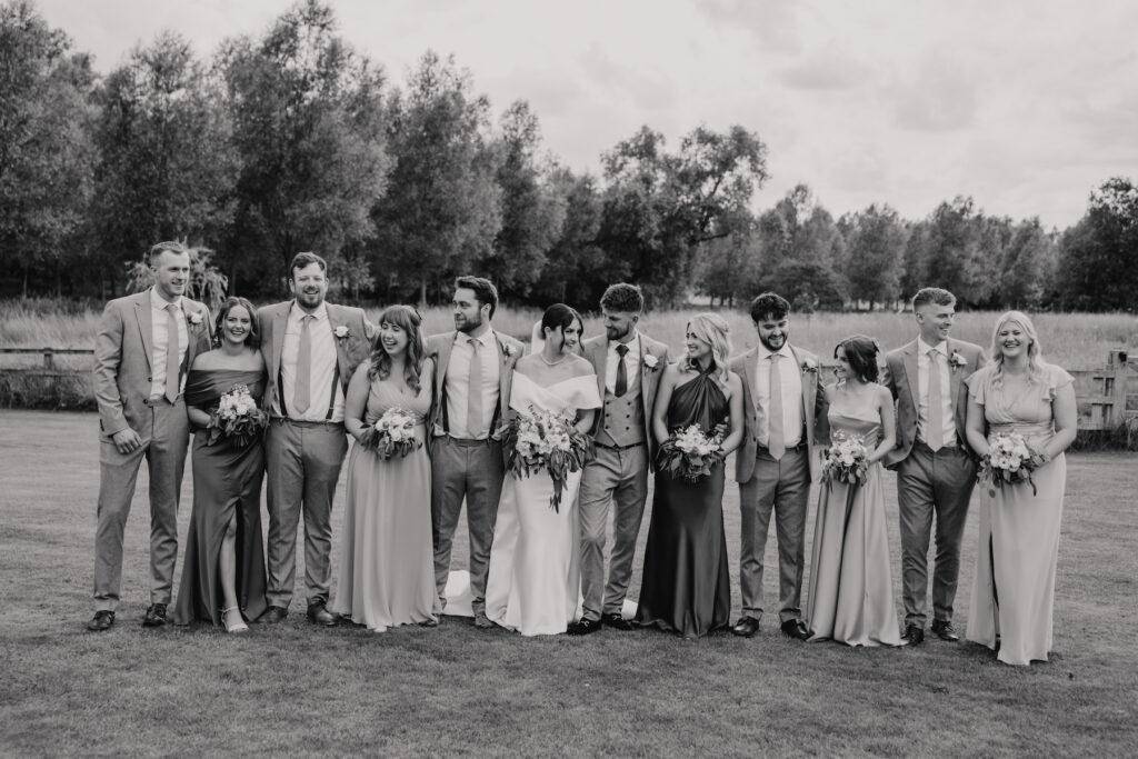 Suffolk wedding photographer capturing formal photos at Easton Grange