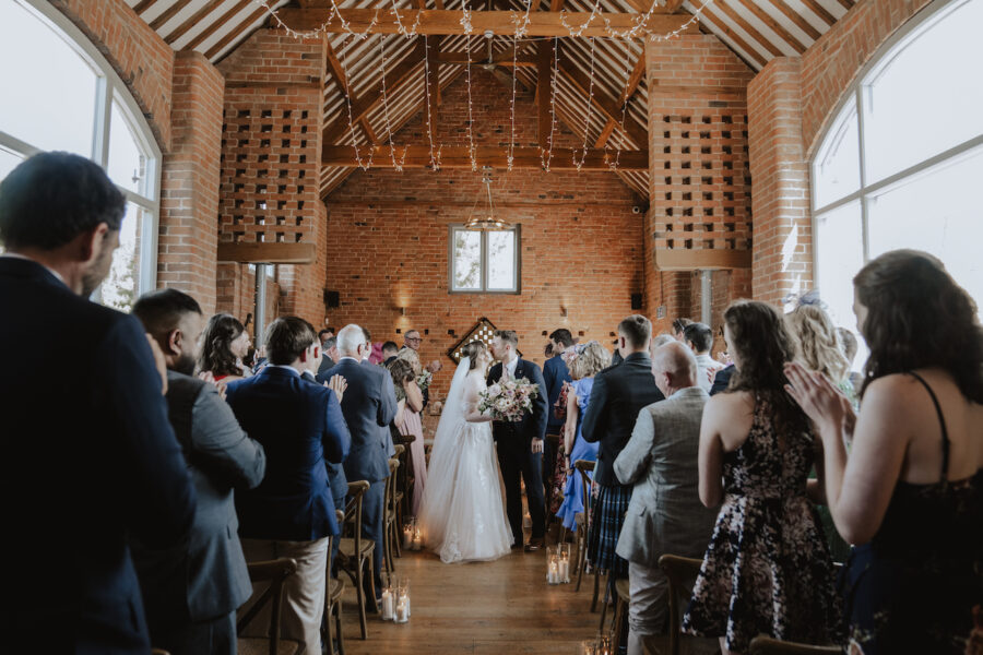Swallows Nest Barn, Warwickshire Wedding – Katy + Tom