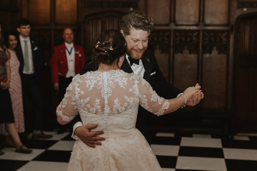 The first dance at Hengrave Hall in Suffolk