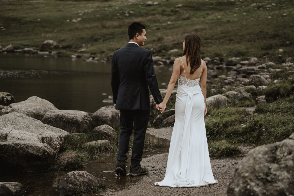 A couple eloping in The Lake District