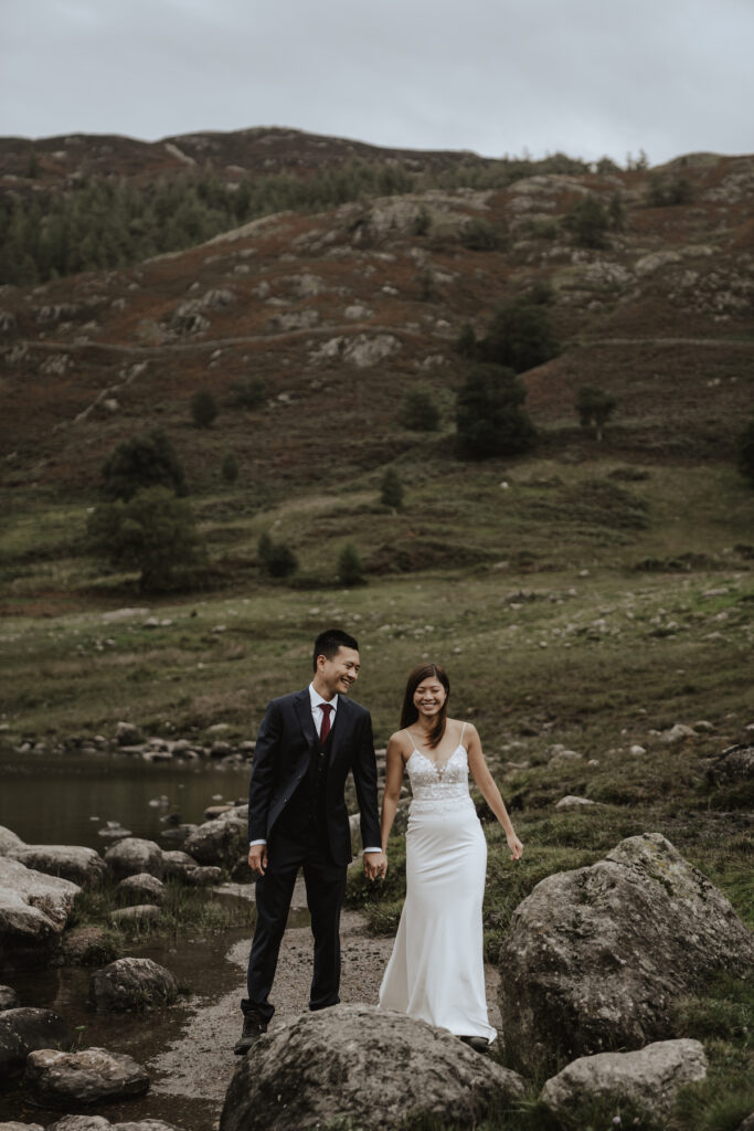 Cumbria wedding photographer capturing a Lake District elopement