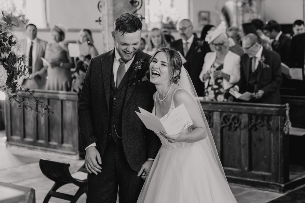 The couple during their ceremony captured by a midlands wedding photographer