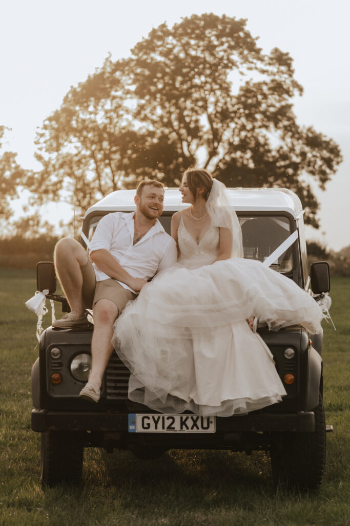 Wedding photographer in the midlands capturing wedding portraits
