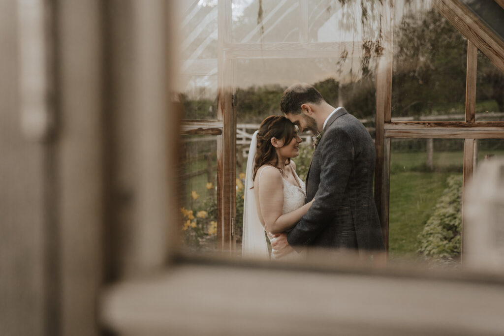 Crockwell Farm wedding photographer capturing couples portraits
