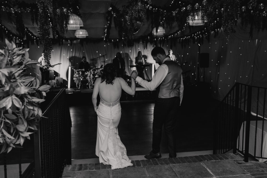 The first dance at Crockwell Farm in Northampton
