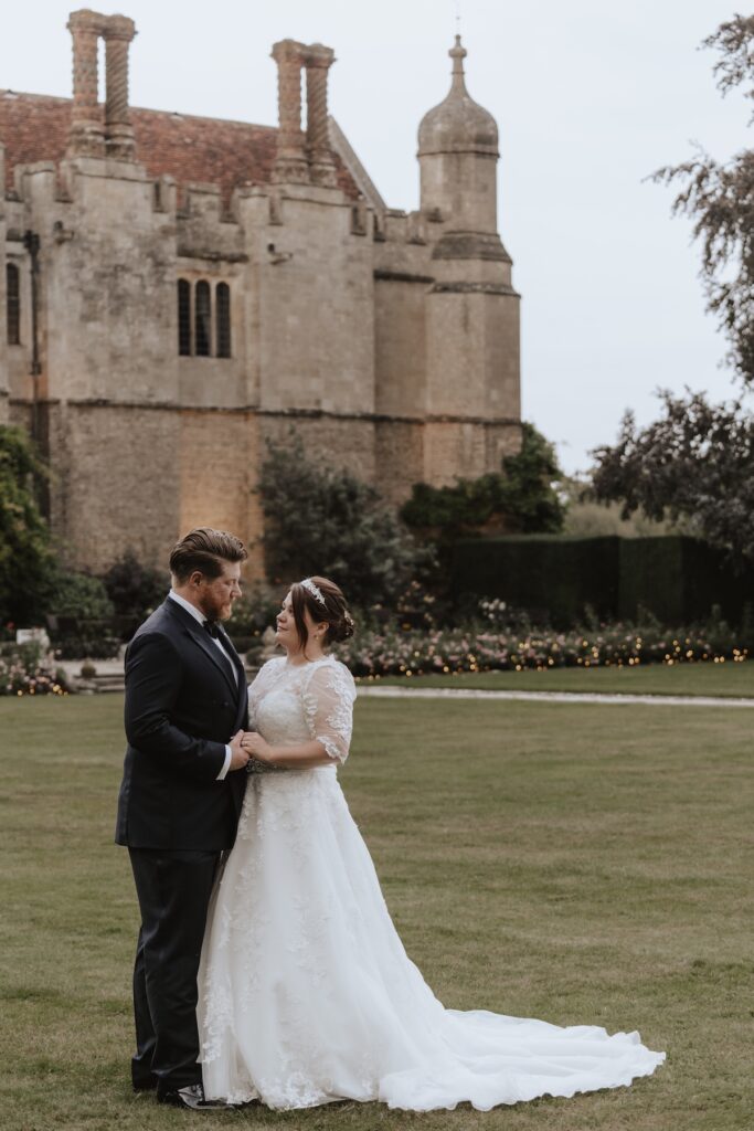 Hengrave Hall wedding photographer capturing wedding portraits