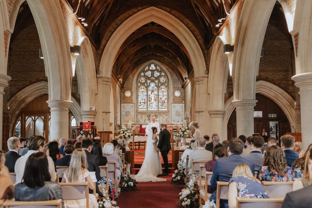 Essex wedding photographer capturing moments during the ceremony