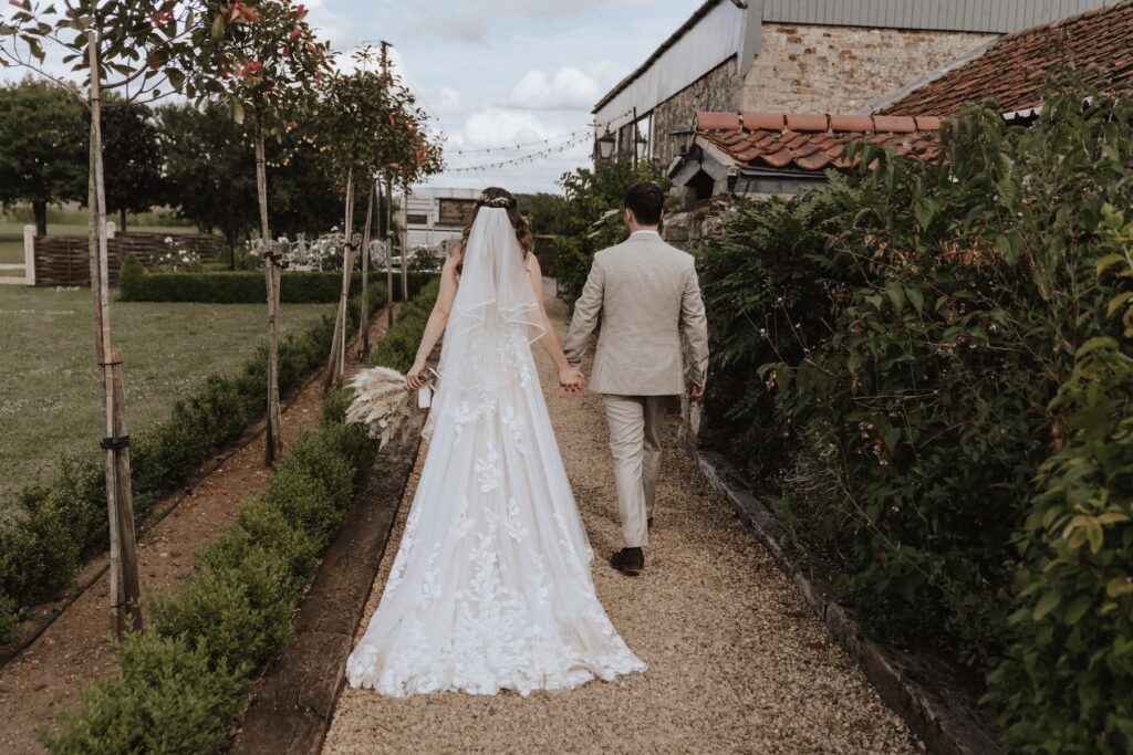 Candid moments during a Norfolk wedding at Pentney Abbey