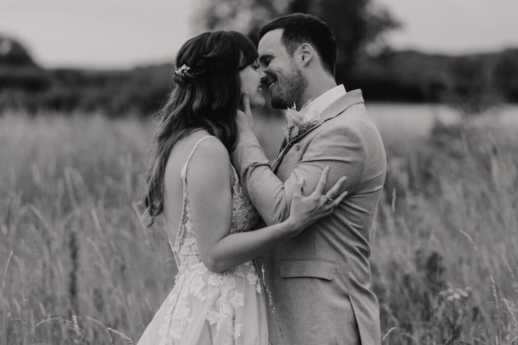 Pentney Abbey wedding photographer capturing evening portraits in Norfolk