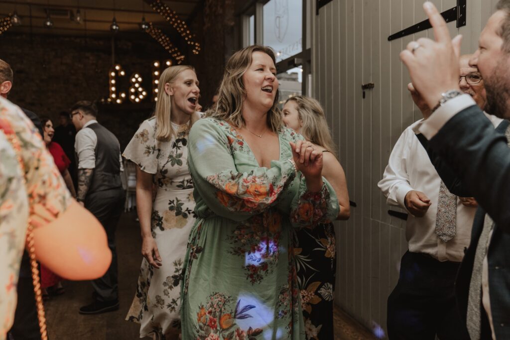 Dance floor moments from Pentney Abbey in Norfolk