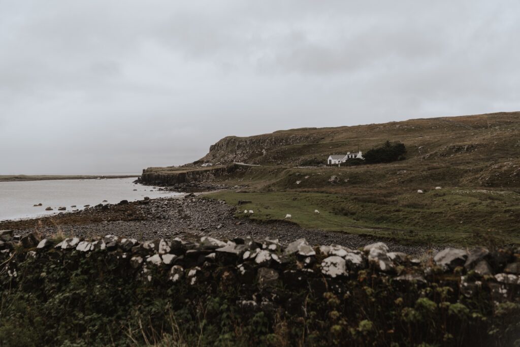 Isle of Skye elopement morning at a cottage for elopement prep