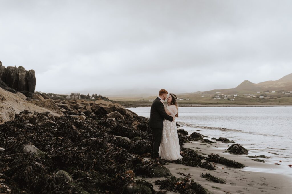 A couple eloping on the Isle of Skye in Scotland