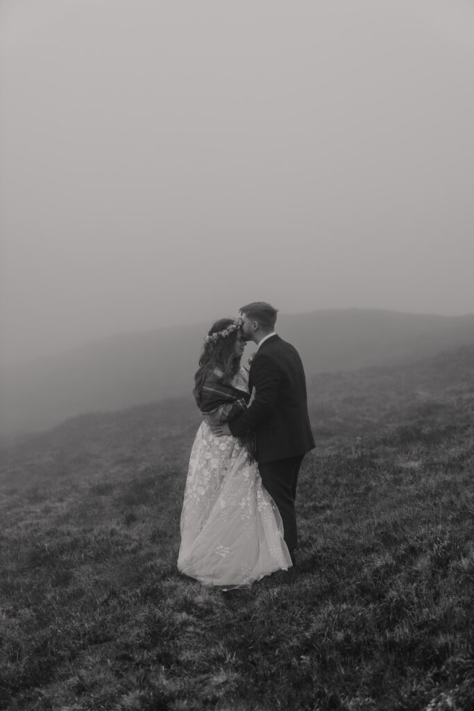 Couples portraits at Quiraing on the Isle of Skye