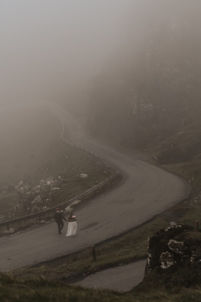 Isle of Skye elopement photographer capturing a Scotland elopement at Quiraing