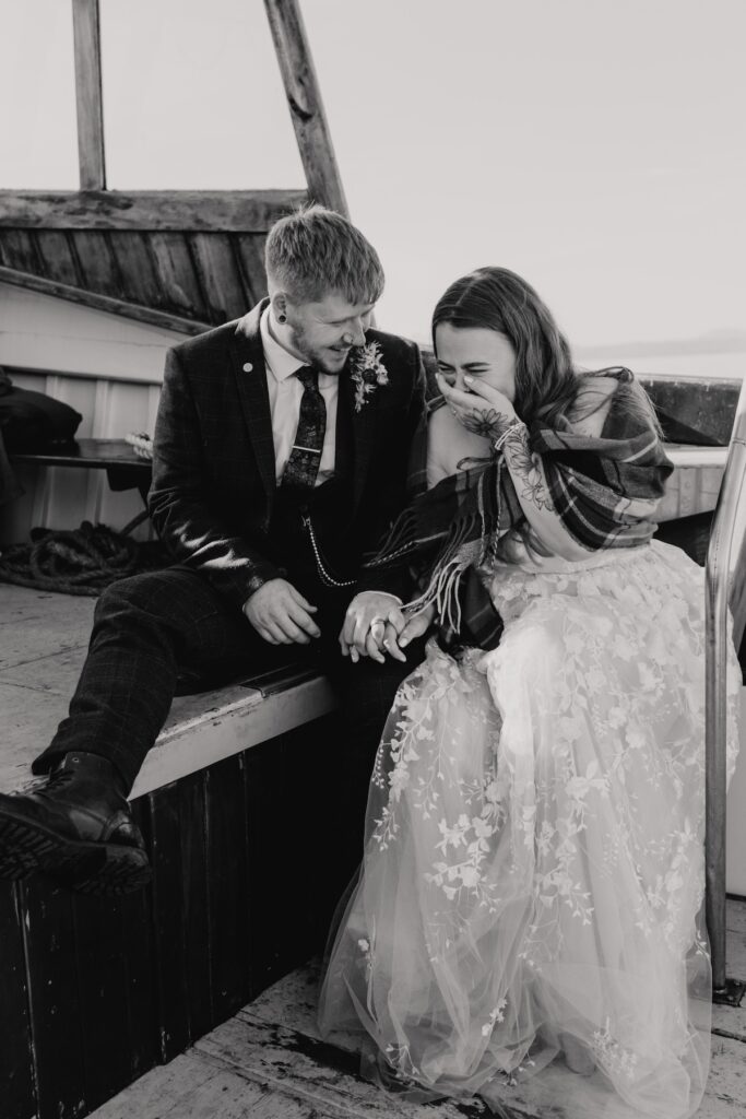 Isle of Skye elopement photographer capturing a Loch Coruisk elopement