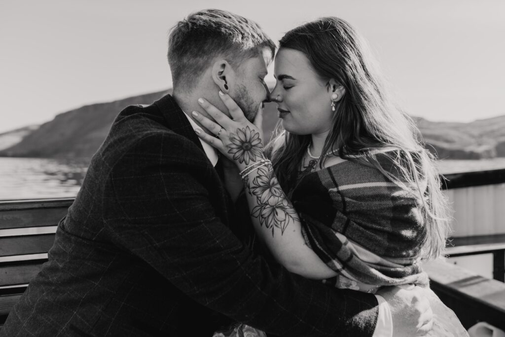 Isle of Skye elopement photographer capturing a Loch Coruisk elopement