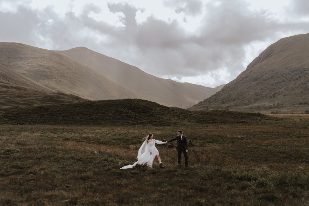 Scotland elopement photographer during couples portraits