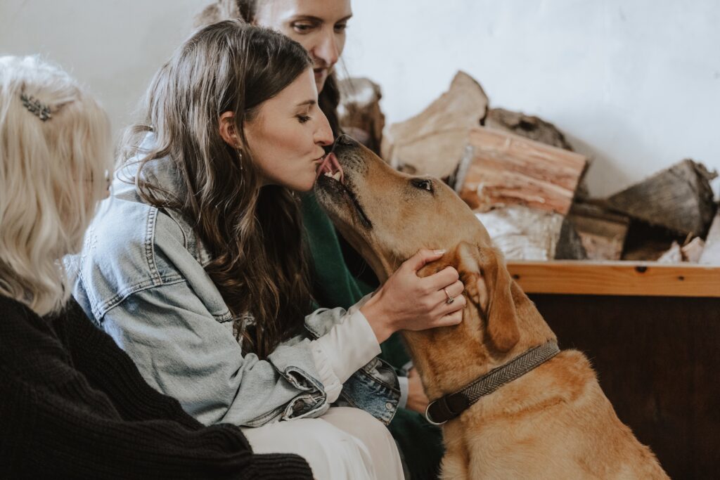 Candid moments during a Scotland elopement