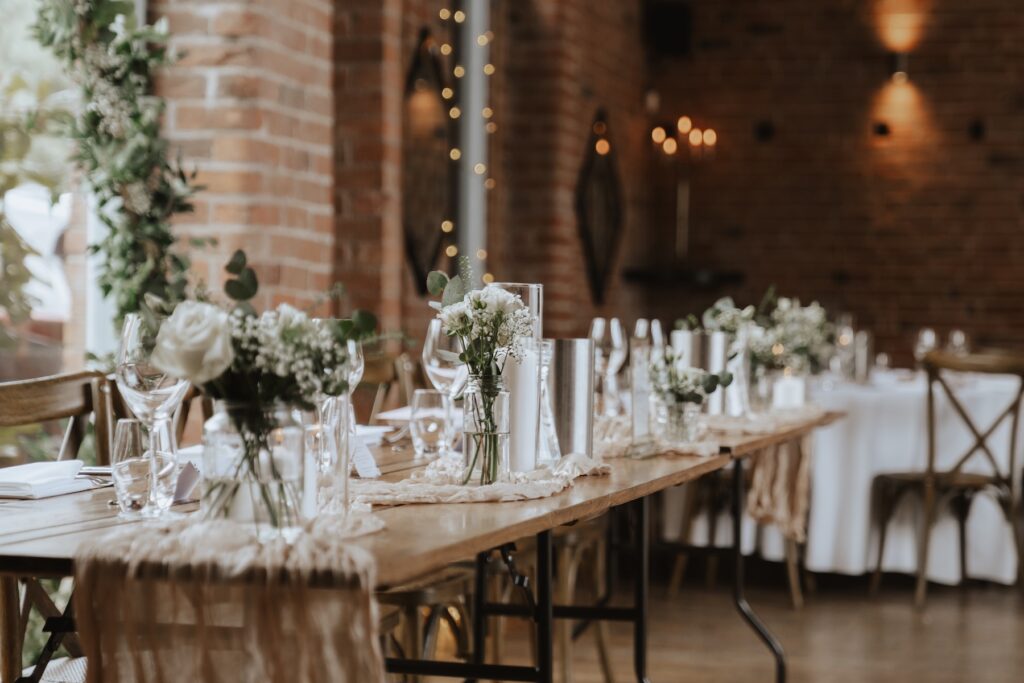 Warwick wedding photographer capturing wedding details at Swallows Nest Barn