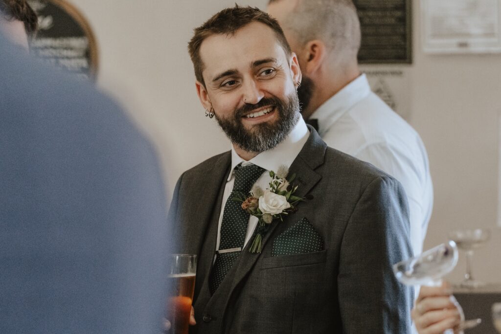 Candid moments of guests at Bassmead Manor Barns in Cambridgeshire