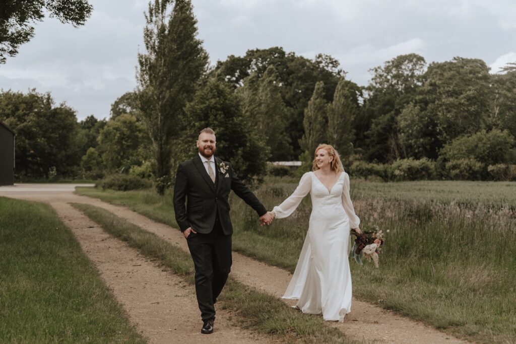 Evening portraits at Bassmead Manor Barns in Cambridgeshire