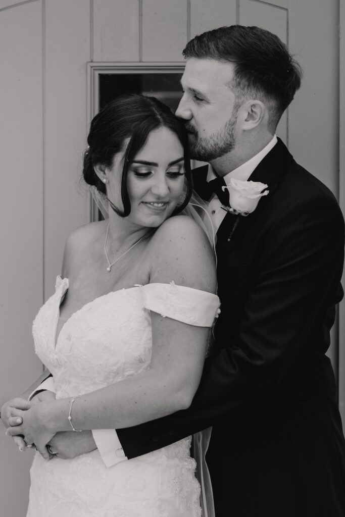 Day portraits of a newlywed couple in Easton Grange in Suffolk