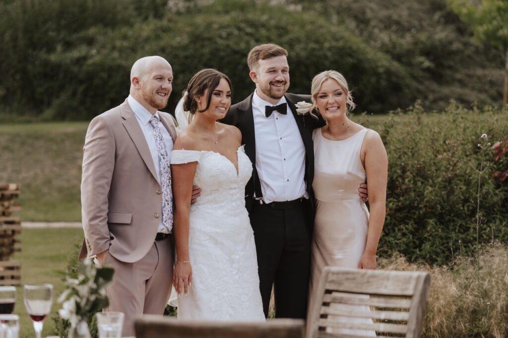 Candid moments during the evening reception at an Easton Grange wedding in Suffolk