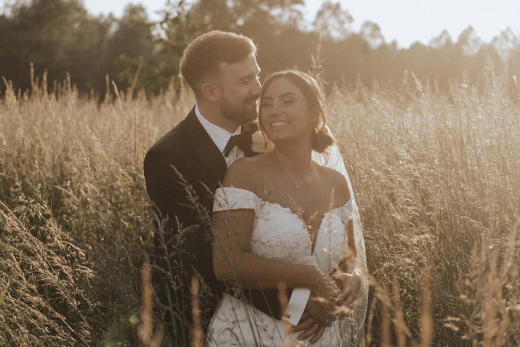 Evening golden hour portraits at Easton Grange in Suffolk