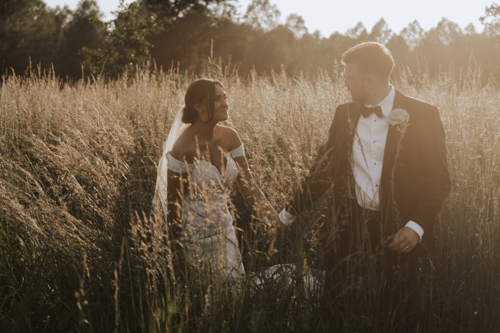 Suffolk wedding photographer capturing wedding portraits during a wedding at Easton Grange