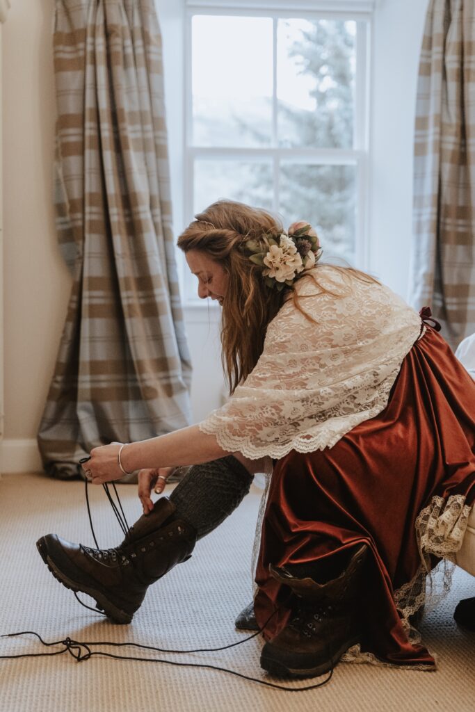 Cairngorms elopement photographer capturing a Scotland elopement