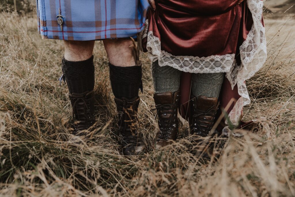 Scotland elopement photographer capturing couples portraits