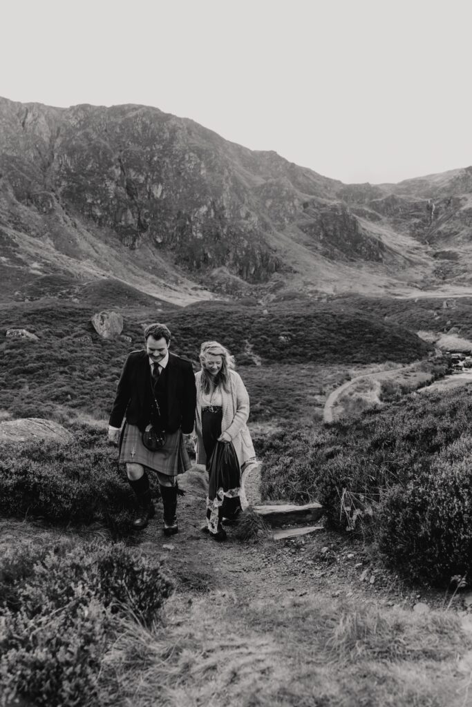 Scottish elopement photographer capturing candid moments
