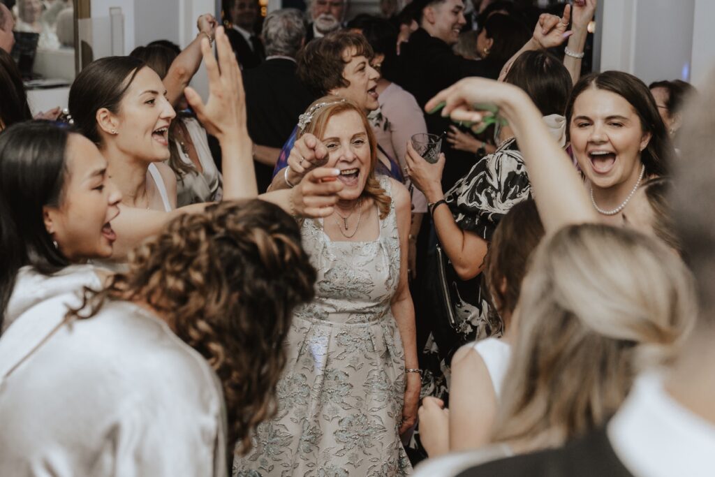 The dance floor at Gosfield Hall