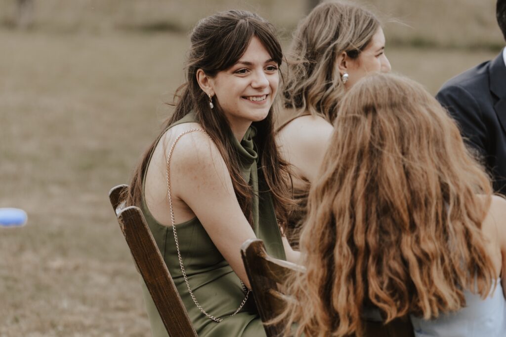 Candid photos of guests in Norfolk by Godwick Hall wedding photographer