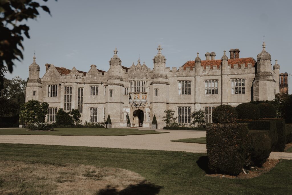 Hengrave Hall wedding captured by Suffolk wedding photographer