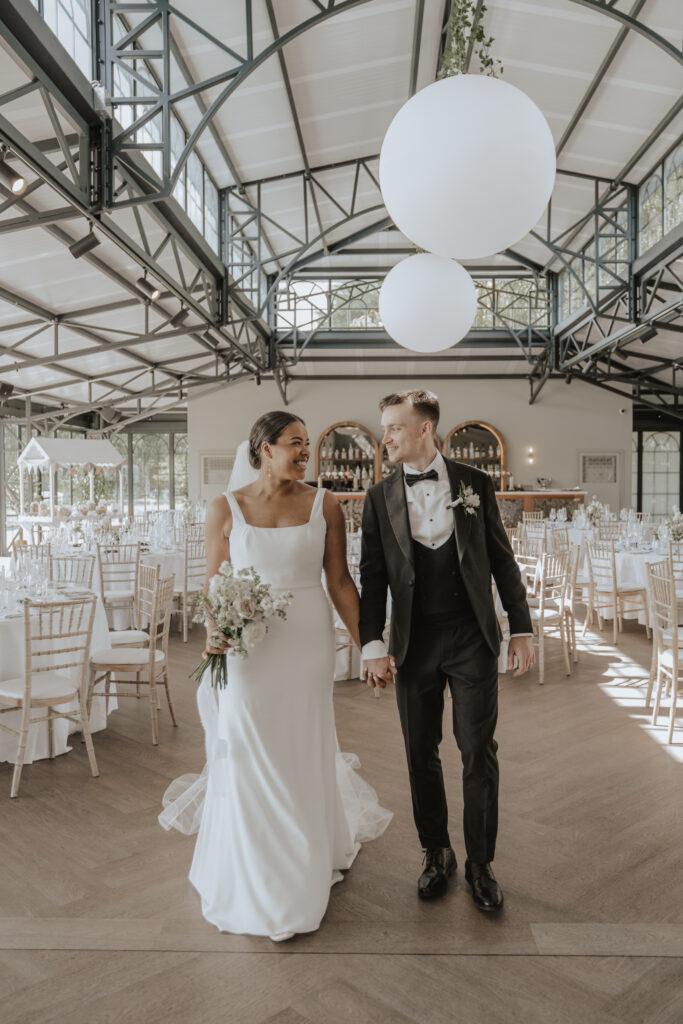 Wedding photographer in Essex capturing couples portraits at High House