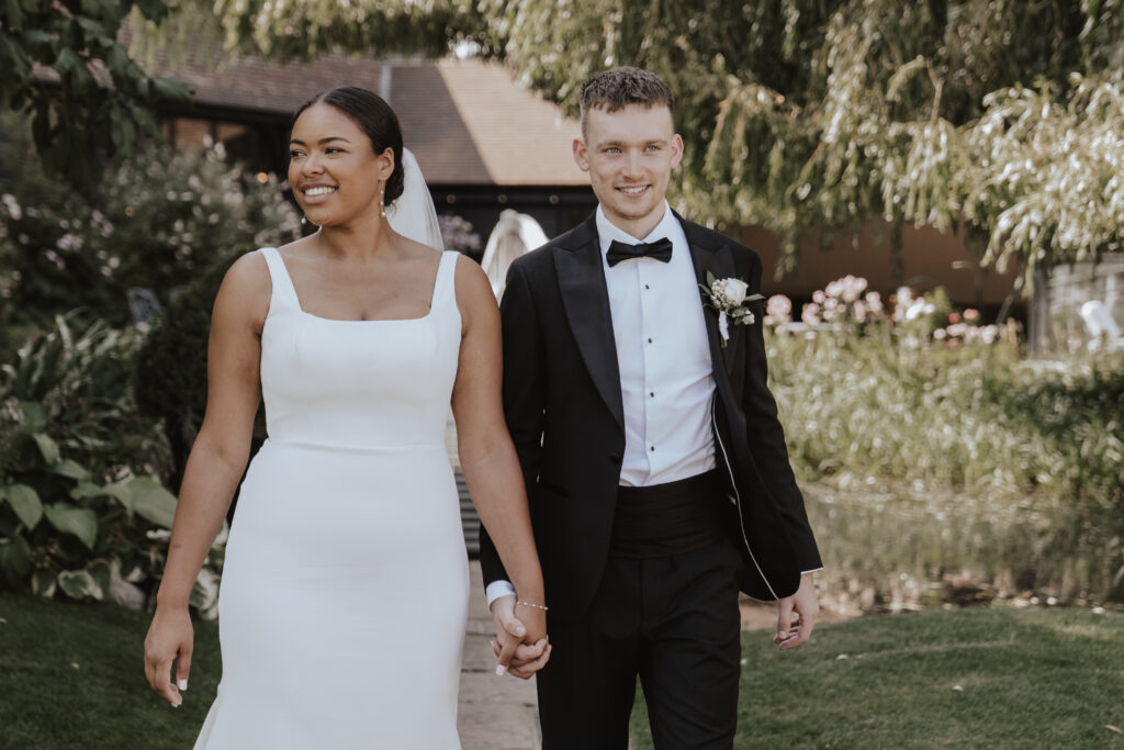 High House wedding photographer capturing couples portraits in the day in Essex