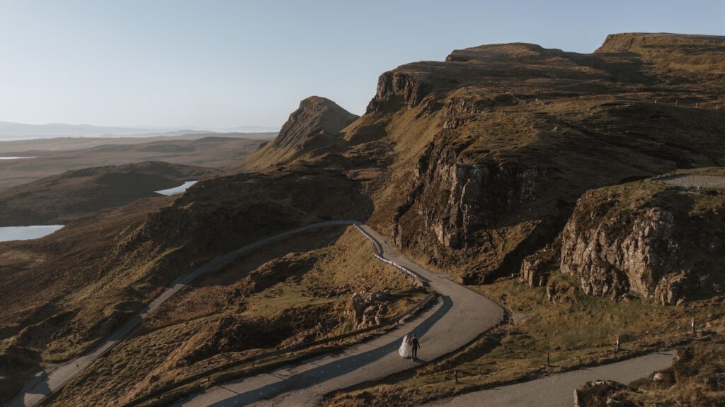 Quiraing elopement captured by a Scotland elopement photographer