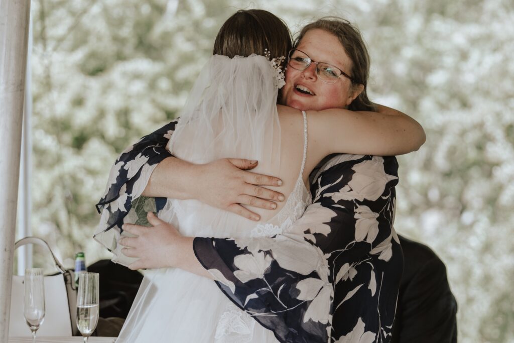 Guest candids during the drinks reception at Jimmy's Farm