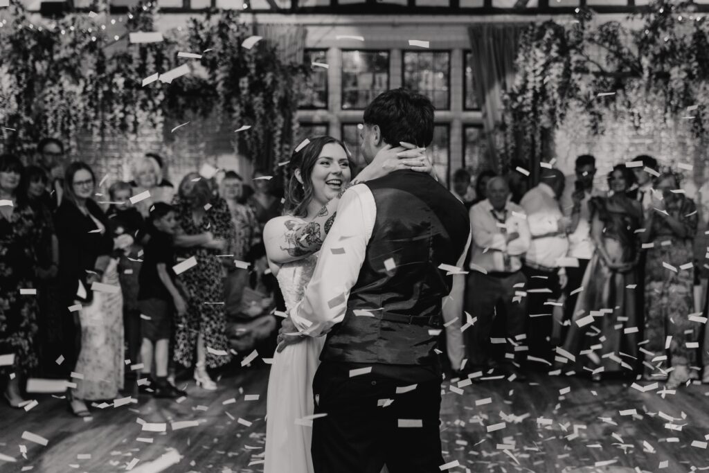 The first dance captured by a Seckford Hall wedding photographer in Suffolk
